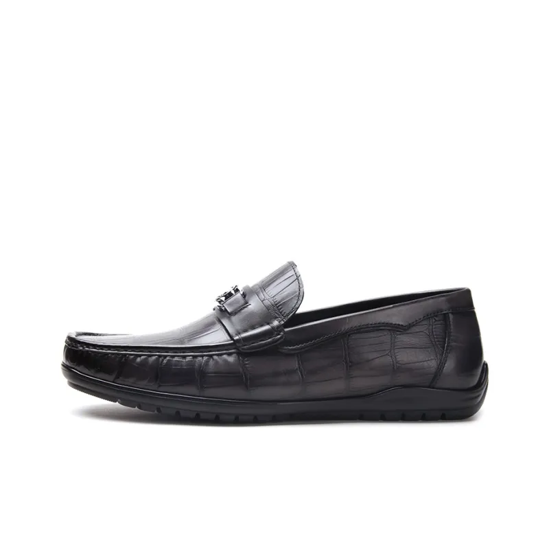 Satchi Casual Leather Shoes Men's Black-0