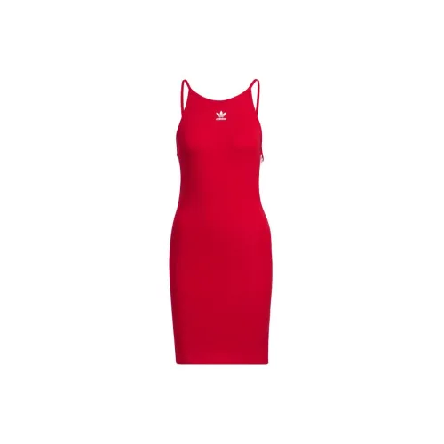 Adidas Originals ADICOLOR Sleeveless Dresses Women's Red