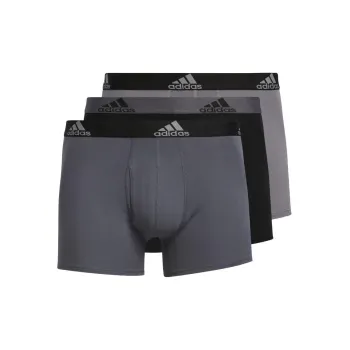 Adidas Free Shipping With AdiClub Stretch Cotton Trunk Briefs 3 Pairs