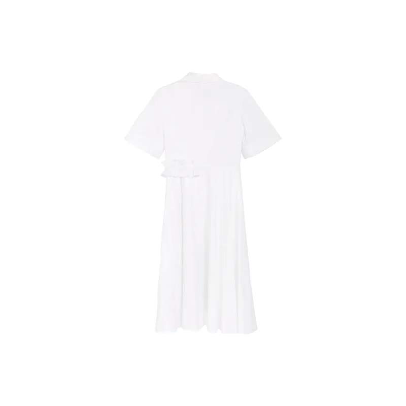 Fstudio Short Sleeved Dresses Women's White-1