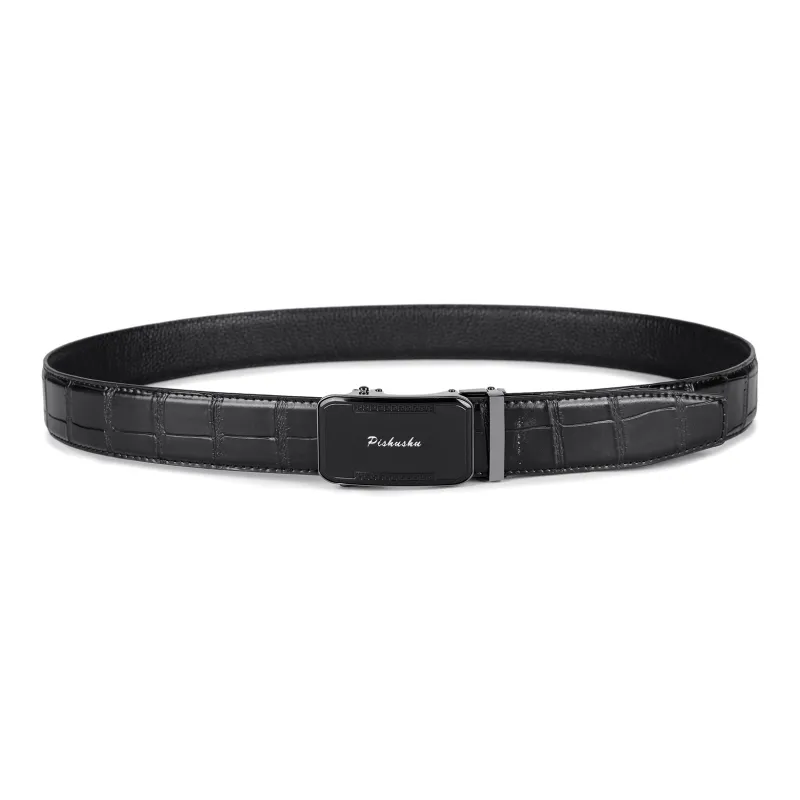 PISHUSHU Leather Belts Men-5