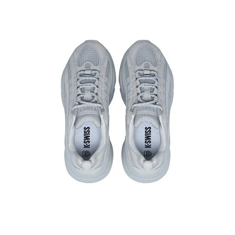 KSWISS Sp228 Slip Resistant, Abrasion Resistant, Lightweight Low Top Sports Casual Shoes Women's Silver Gray-3