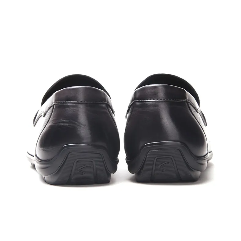 Satchi Casual Leather Shoes Men's Black-4