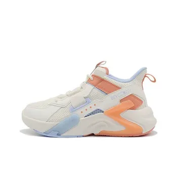 361° Thermal High Top Sports Casual Shoes Women's White Red