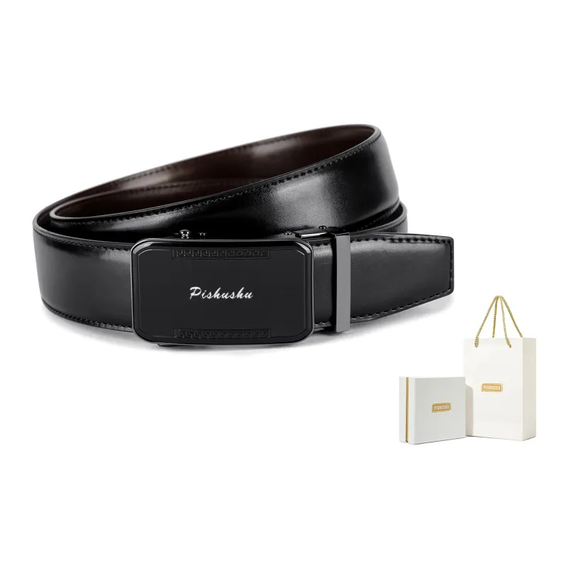 PISHUSHU Leather Belts Men-9