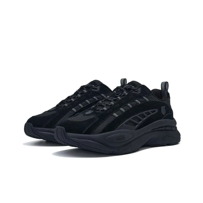 KSWISS Sp228 Anti-Slip And Wear-Resistant Lightweight Low-Top Casual Shoes Men's Black-2