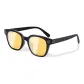 Black Frame with Yellow Lens