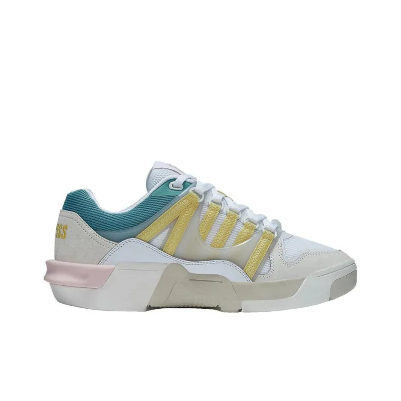 KSWISS Tura Anti-Slip And Wear-Resistant Lightweight Low-Top Sports Casual Shoes Women's Yellow-1