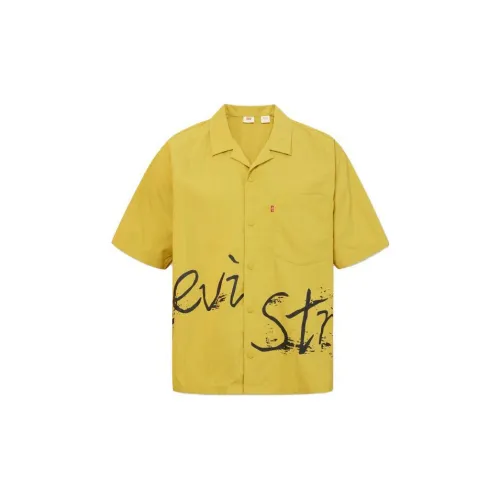 Levis Shirts Men Yellow