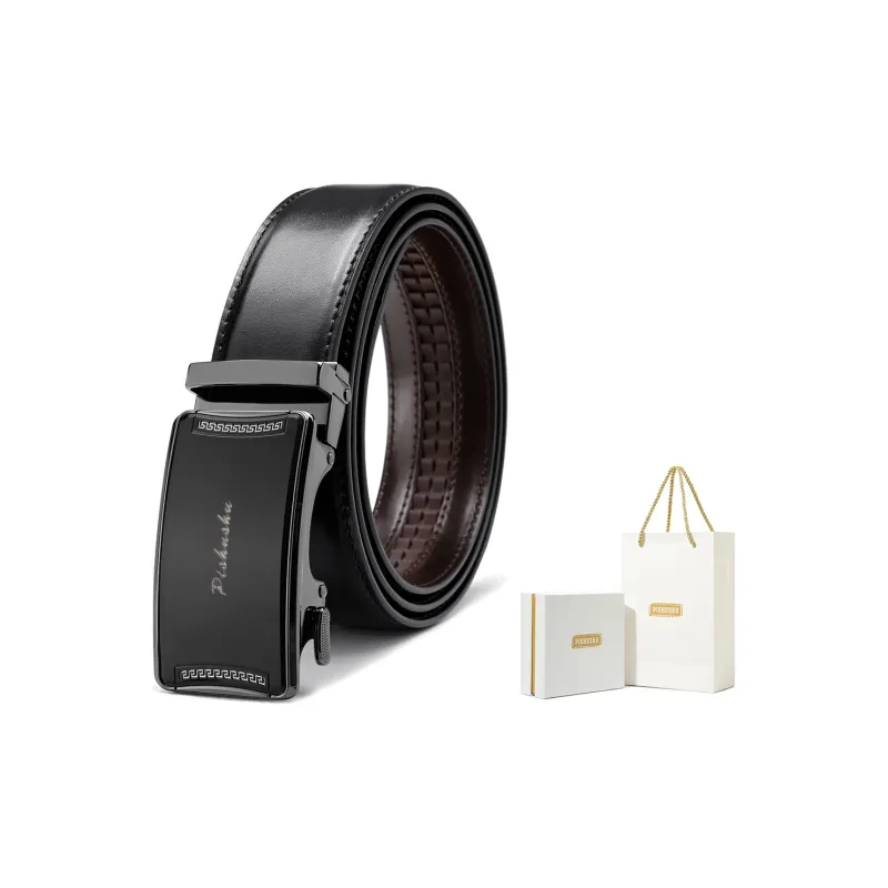 PISHUSHU Leather Belts Men-4