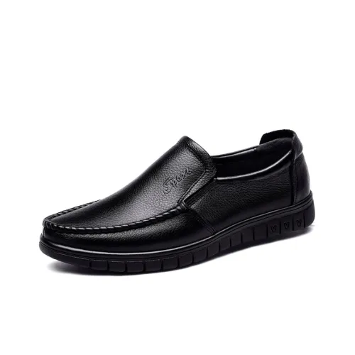 HUANAI Dress Shoes Men Low-Top