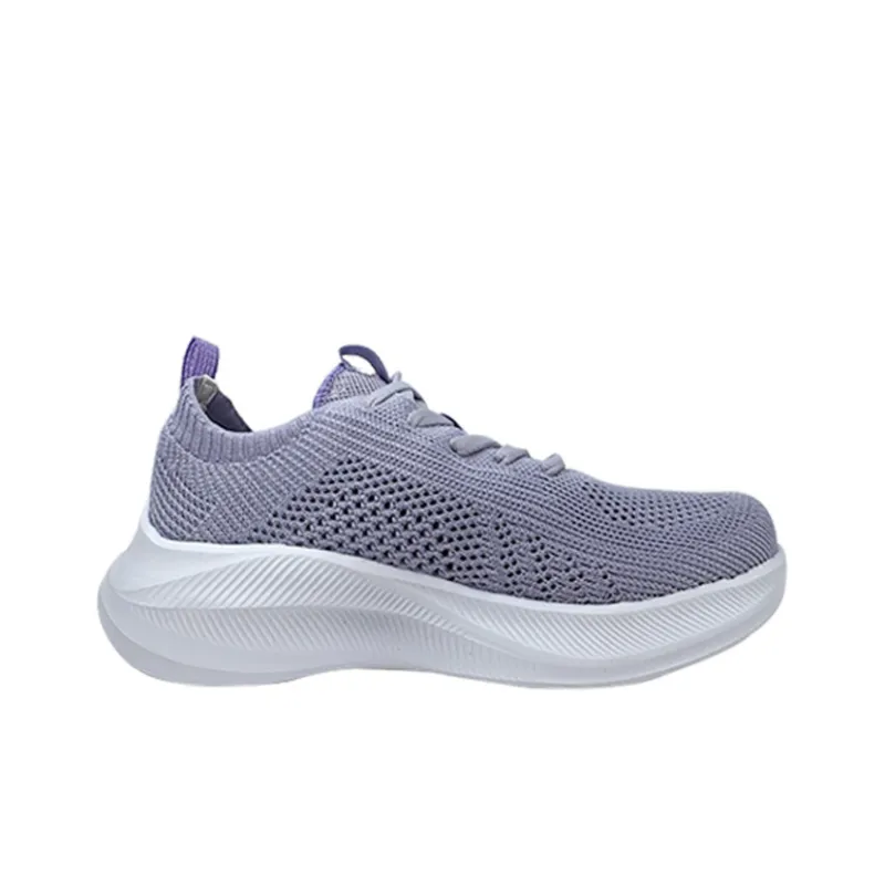 361° Anti Slip Wear Resistant Low Top Running Shoes Women's Light Purple Gray-1