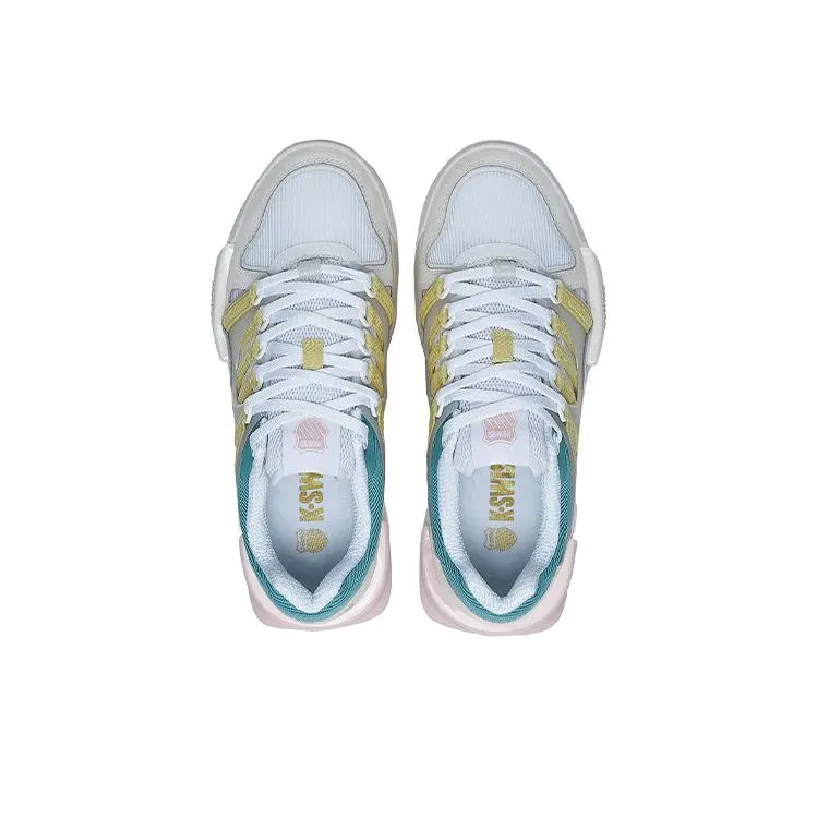 KSWISS Tura Anti-Slip And Wear-Resistant Lightweight Low-Top Sports Casual Shoes Women's Yellow-3