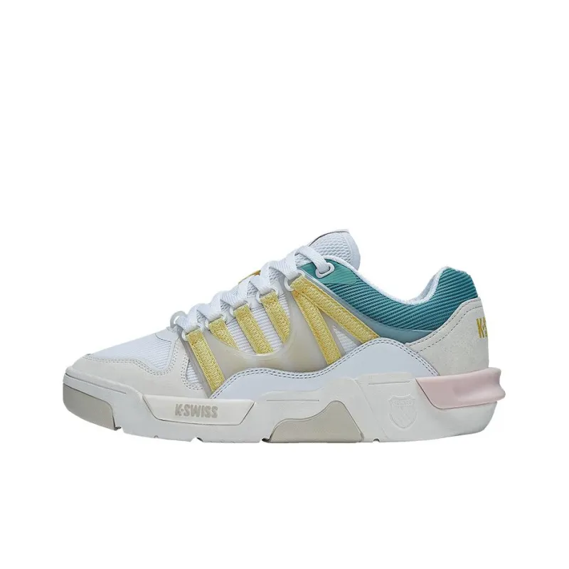 KSWISS Tura Anti-Slip And Wear-Resistant Lightweight Low-Top Sports Casual Shoes Women's Yellow-0