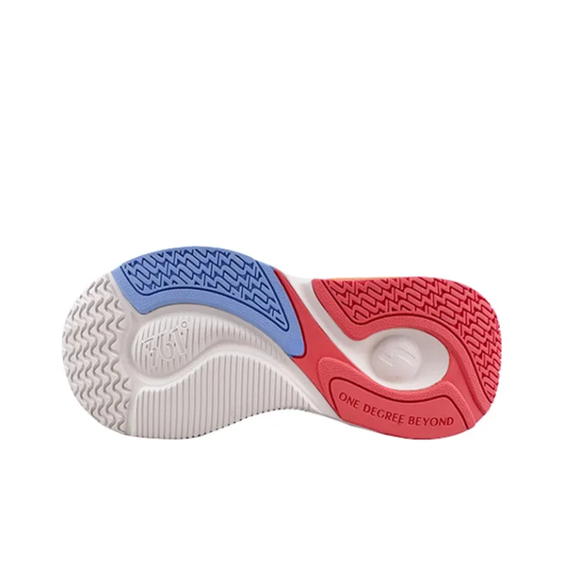 361° Thermal High Top Sports Casual Shoes Women's White Red-4