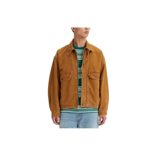 Levis Jackets Men Brown