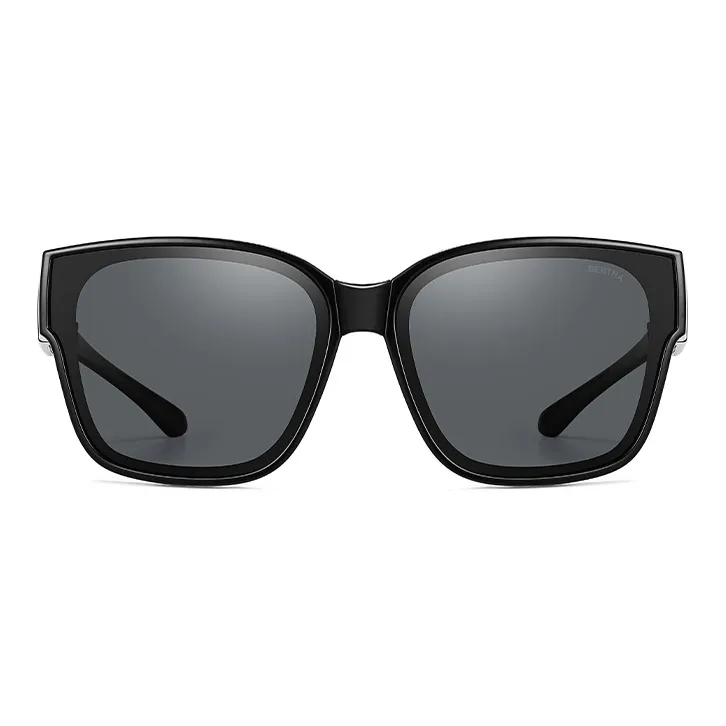BERTHA TR/Memory Plastic Square Sunglasses Unisex-3