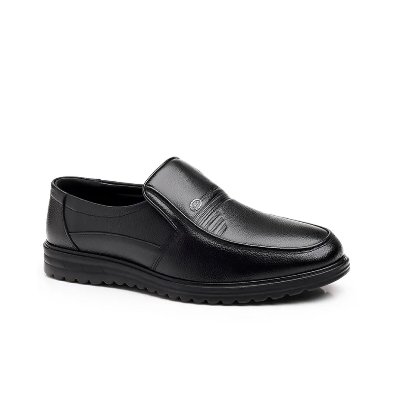 HUANAI Men's Casual Shoes Men Low Top Black-2