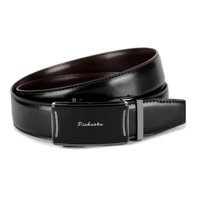 PISHUSHU Leather Belts Men-5