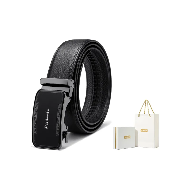 PISHUSHU Leather Belts Men-0