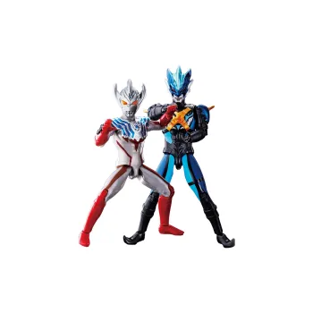 BANDAI Ultra Posable Collection Hero Toy Taiga Vs. Torigia Action Figures