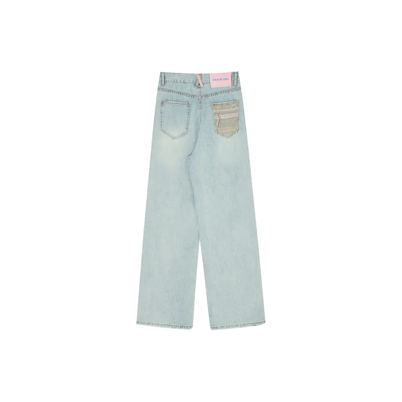 QYPRF Jeans Women's Blue-1