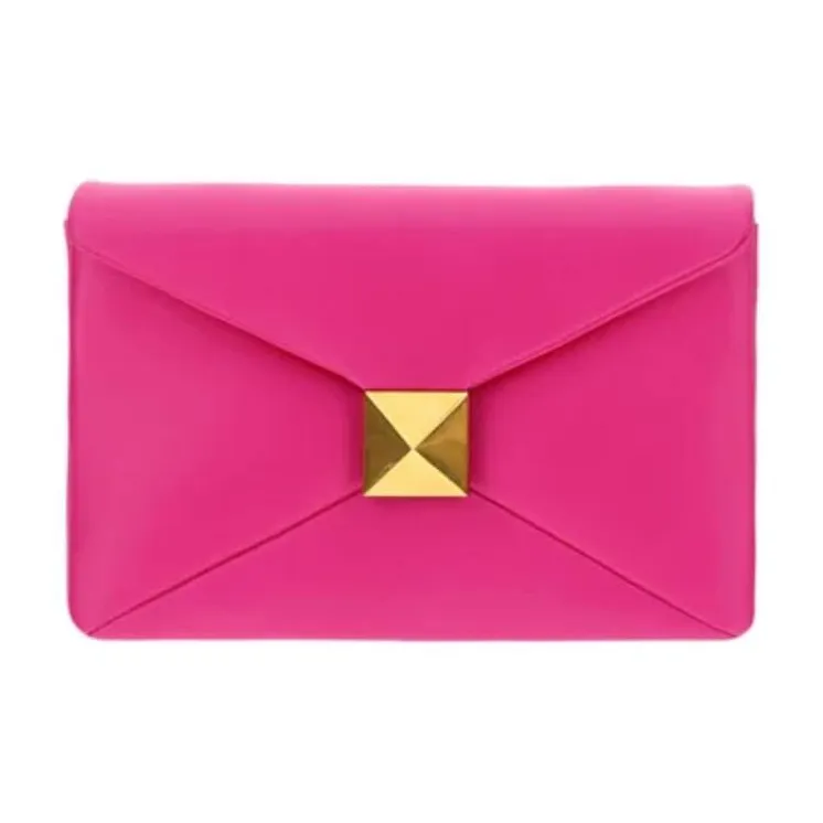 Valentino GARAVANI Calfskin Handheld Crossbody Bag Shoulder Bag Women's Pink-0
