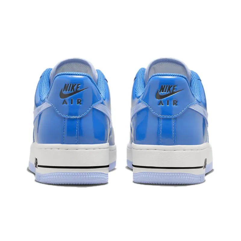 Nike Air Force 1 Low Blue Patent Women's-4