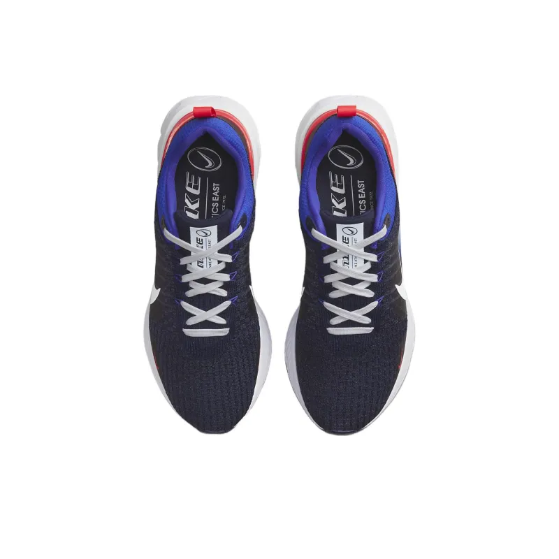 Nike React Infinity Run Flyknit 3 'College Navy Bright Crimson'-3
