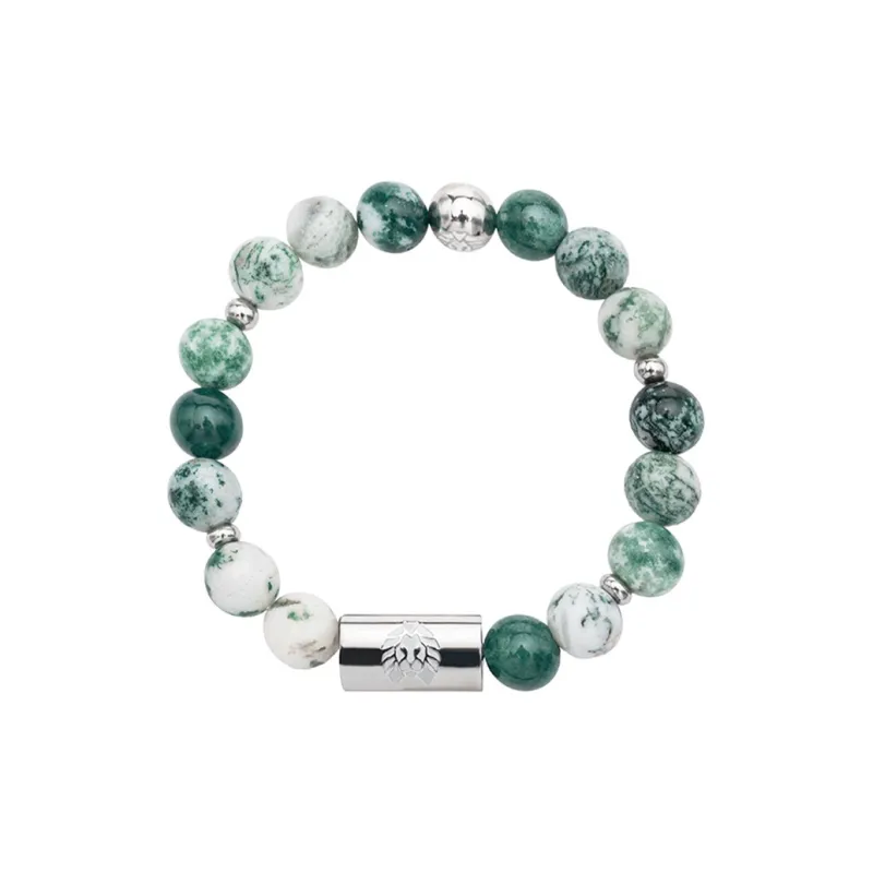 Rastaclat Alloy Small Lion Chinese Style Beaded Bracelet Unisex-1
