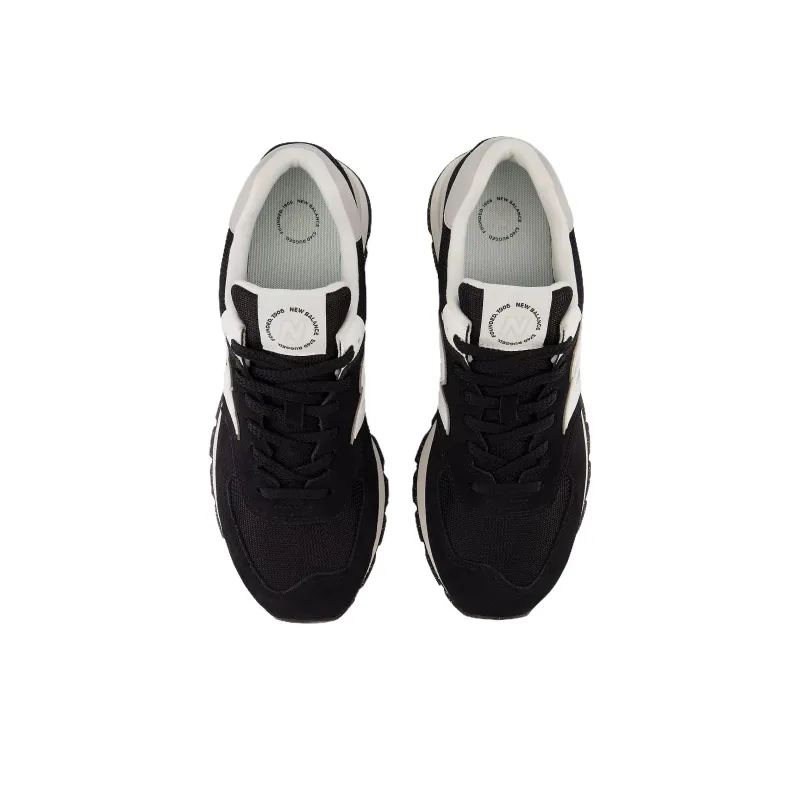 New Balance NB 574 Anti-Slip And Wear-Resistant Support Low-Top Casual Running Shoes Unisex Black White-3