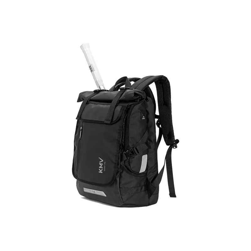 KMV Polyester Backpack Regular Unisex White/Black-7