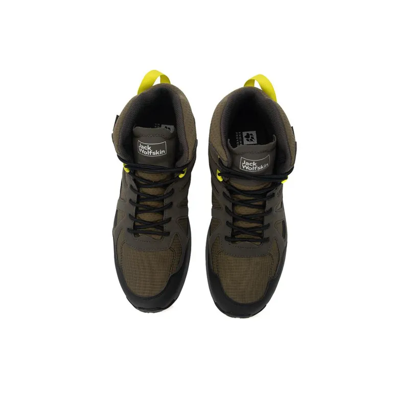 Jack Wolfskin Woodland 2 Texapore Mid Cushioning Anti-Slip And Wear-Resistant Mid-Top Outdoor Shoes Men's-2