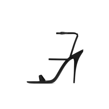 SAINT LAURENT One Strap Sandals 11cm Women's Black