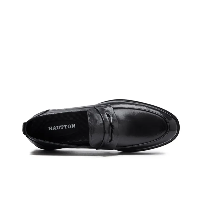 Hautton Jeans Dress Shoes Men's Black-2