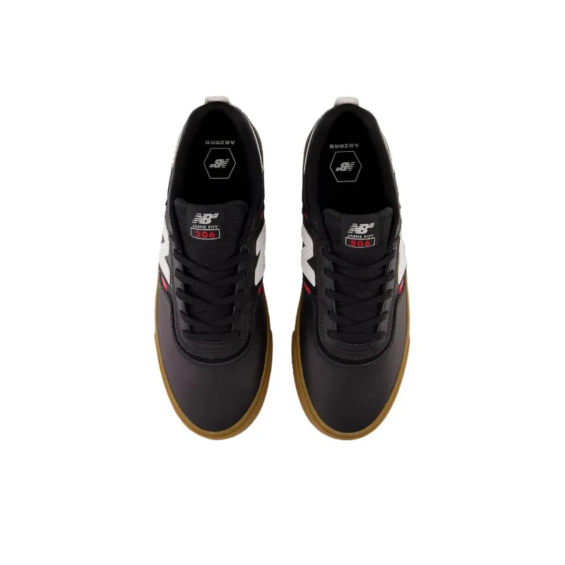 New Balance Numeric 306 Jamie Foy 306 Black Red Gum-2