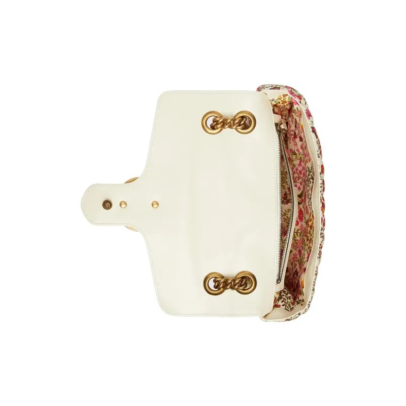 GUCCI GG Marmont Cotton Handbag, Shoulder Bag, Crossbody Bag Trumpets Women's Multicolor-5