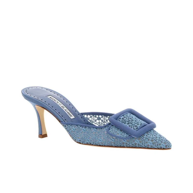 MANOLO BLAHNIK High Heels Women's Blue-2