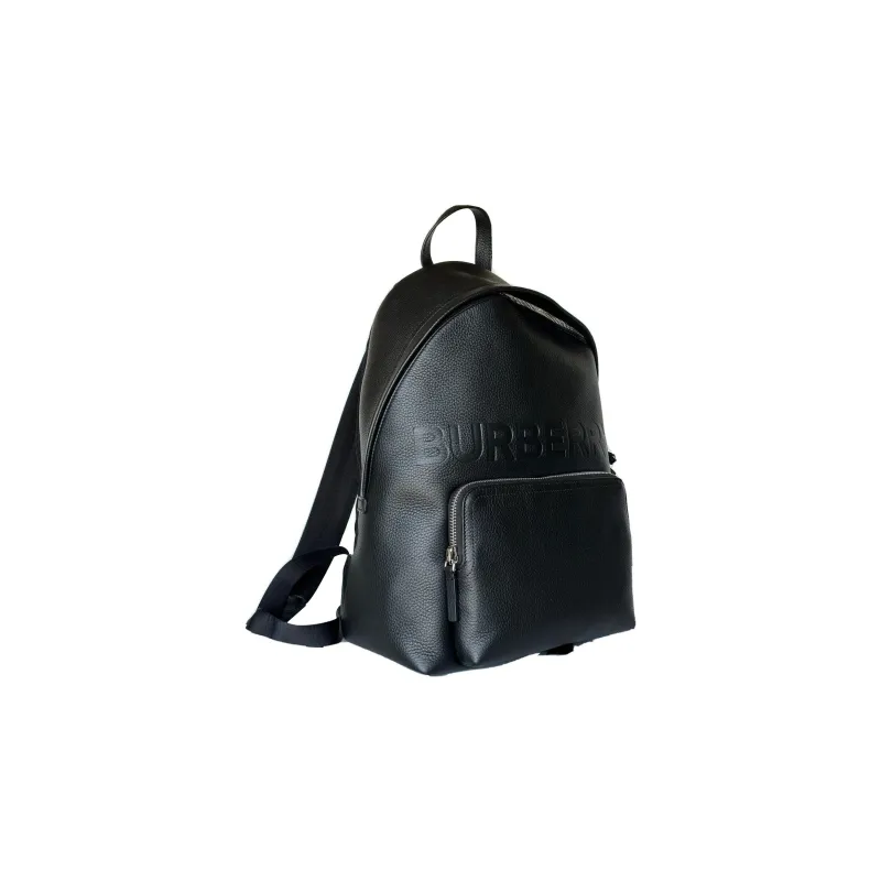 Burberry Leather Backpack Regular Men's Black-2