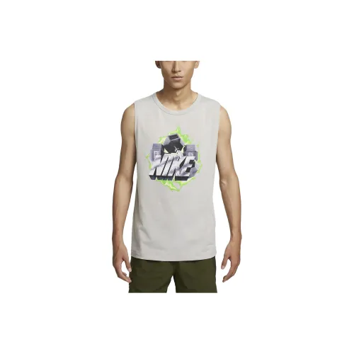 Nike Tank Tops Men Light Iron Mineral Gray