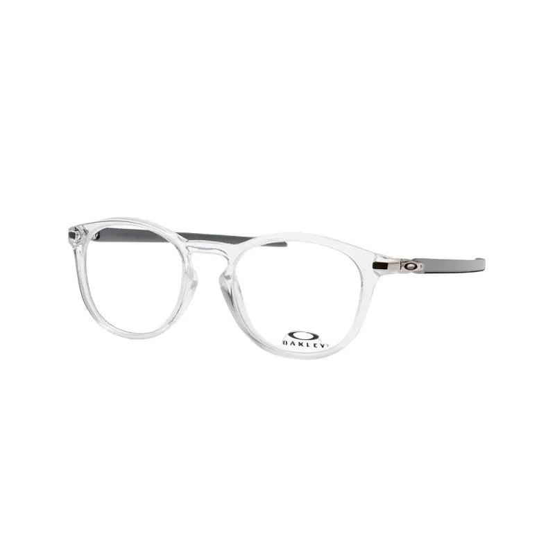 Oakley Plate Frame Oval Eyeglass Frames Unisex Gray-0