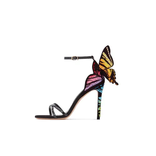 Sophia Webster Chiara Butterfly-embroidered Sandals