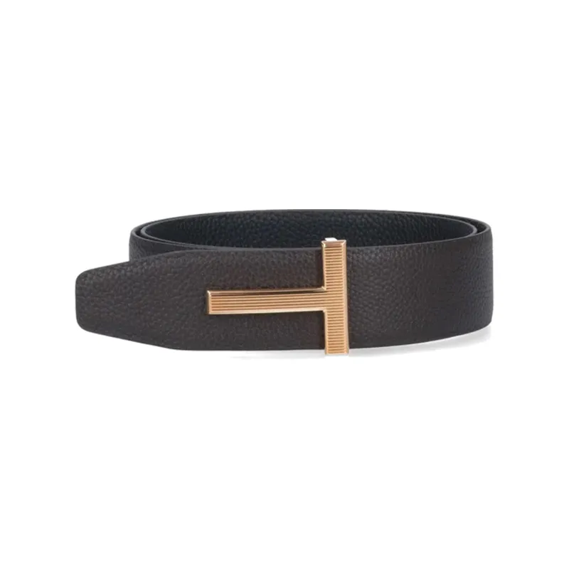 TOM FORD T Logo Buckle Belt-0
