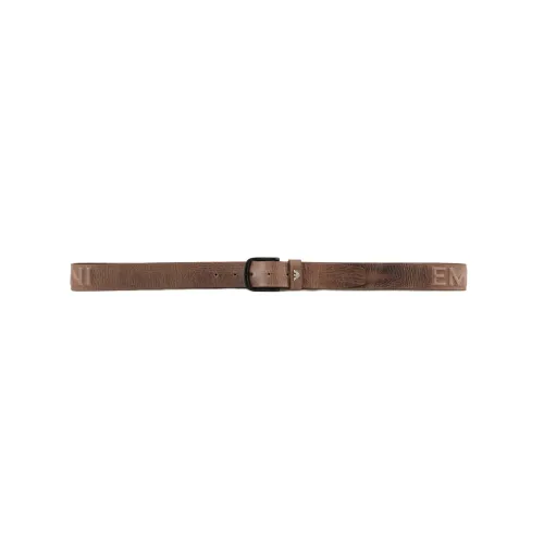 EMPORIO ARMANI Leather Belts Unisex Brown