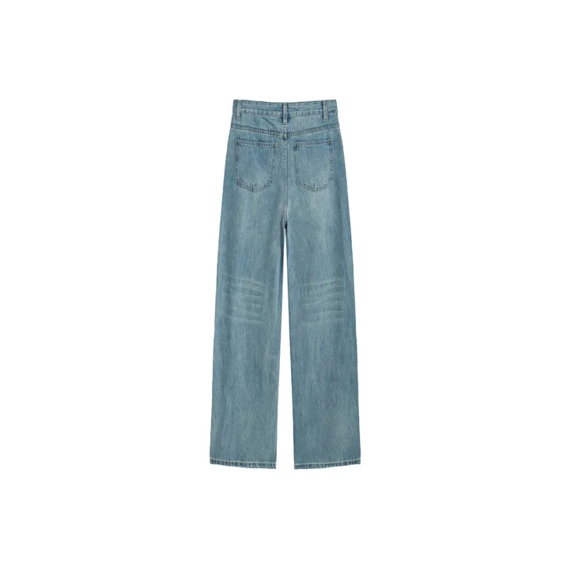 UF9193 Jeans Women's Washed Blue-1