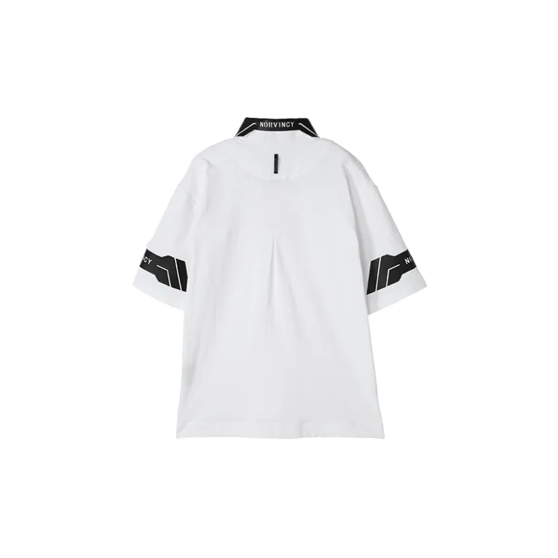 NORVINCY Breathable Moisture Wicking Multicolor Polo Shirt Unisex-10