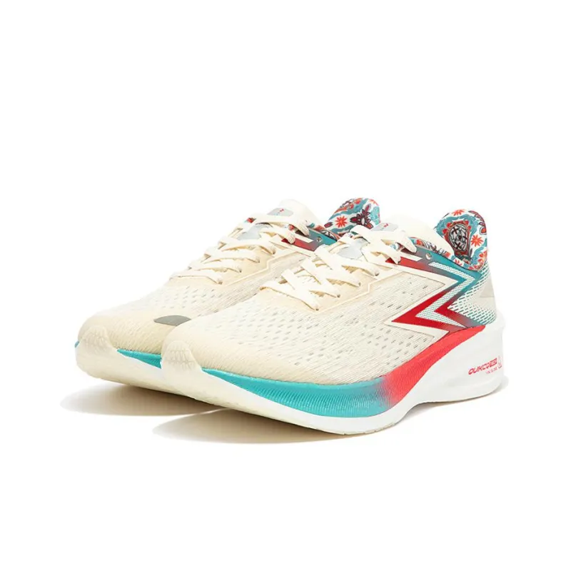361° Flying ET Anti-Slip Wear-Resistant Breathable Rebound Low-Top Running Shoes Men's Beige Green-2