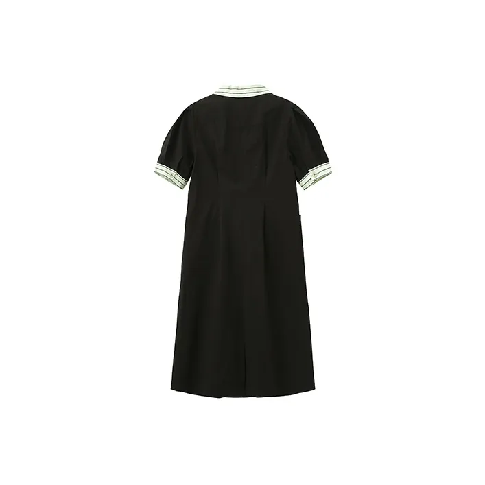 Cubic Short Sleeved Dresses Women's-1