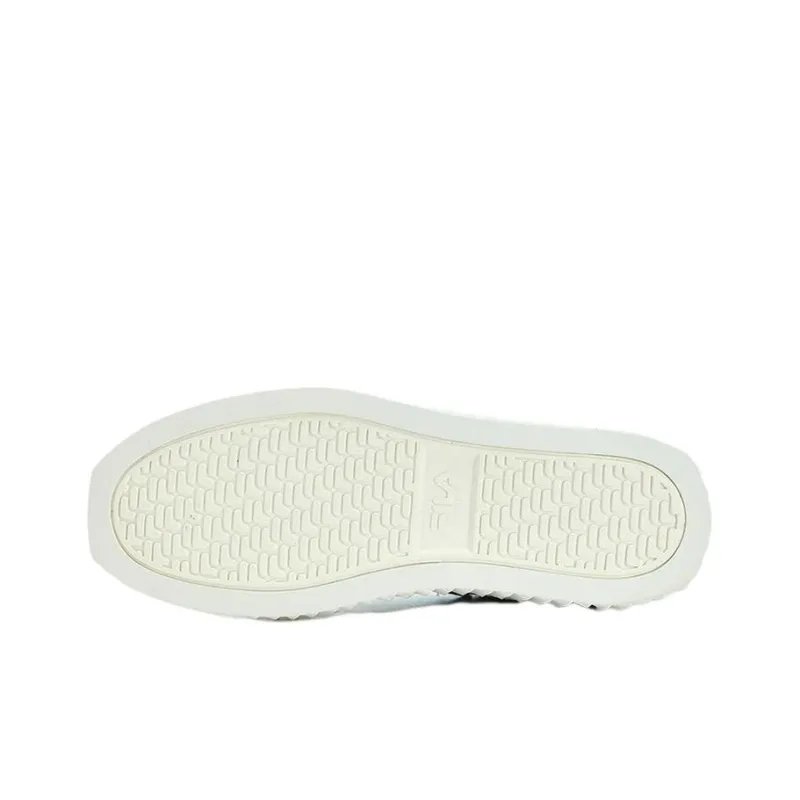 FILA Gear Low Top Skateboard Shoes Women's Black White-3