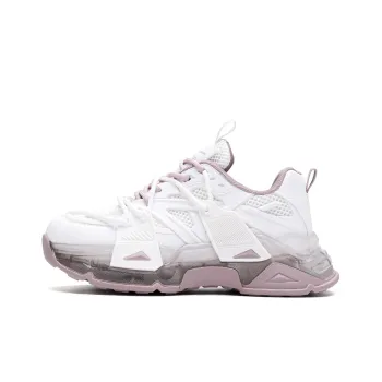 Warrior Cushioning, Wear Resistant Low Top Casual Shoes Women's White Purple